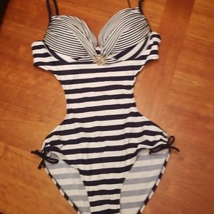 Nautical bathing suit